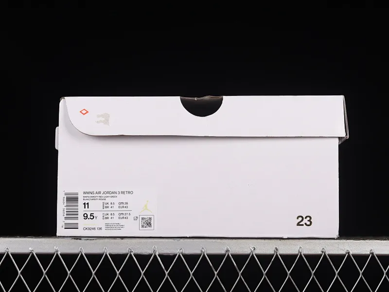 All categories Air Jordan Jordan series basketball shoes Air Jordan 3 foreign trade version Air Jordan 3 "Lucky Green" AJ3 Joe 3 green cement CK9246-136